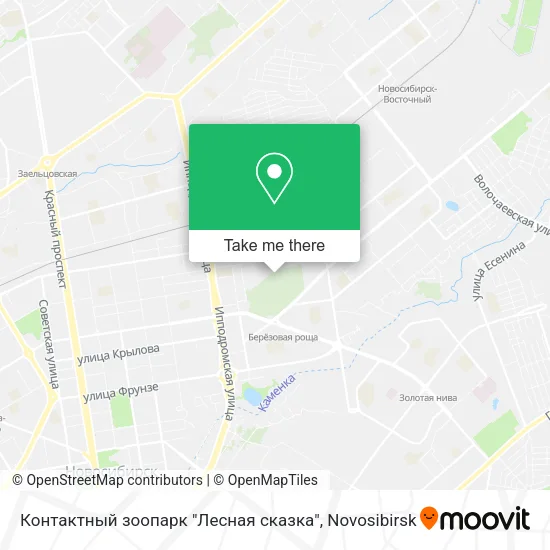 Контактный зоопарк "Лесная сказка" map