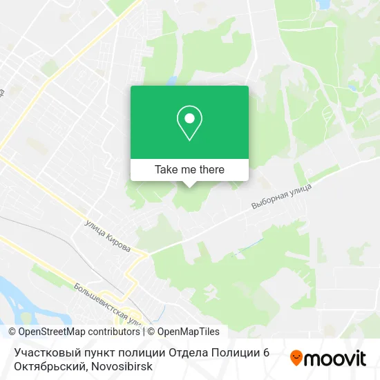 Участковый пункт полиции Отдела Полиции 6 Октябрьский map