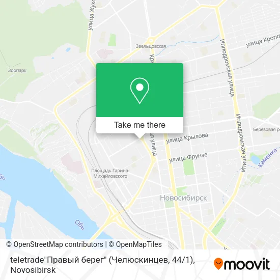 teletrade"Правый берег" (Челюскинцев, 44 / 1) map