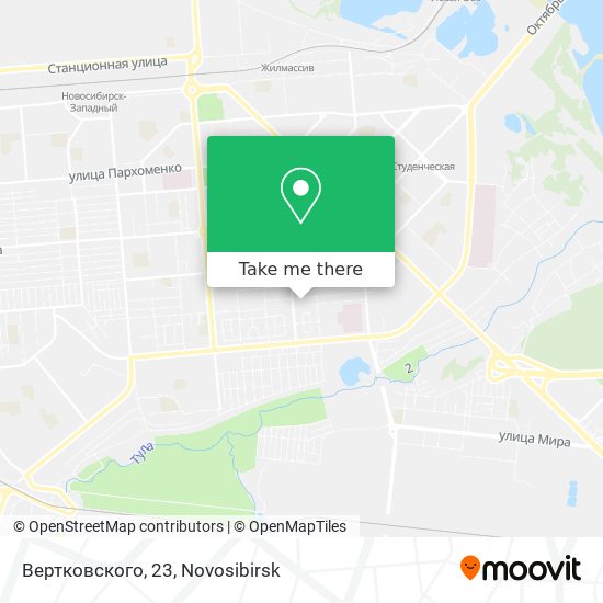 Вертковского, 23 map