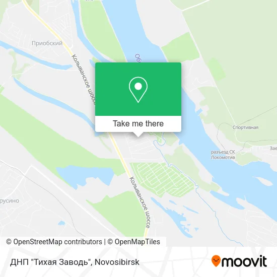 ДНП "Тихая Заводь" map