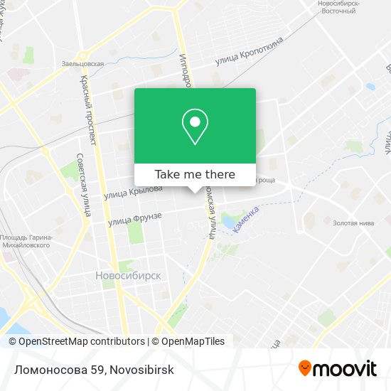Ломоносова 59 map