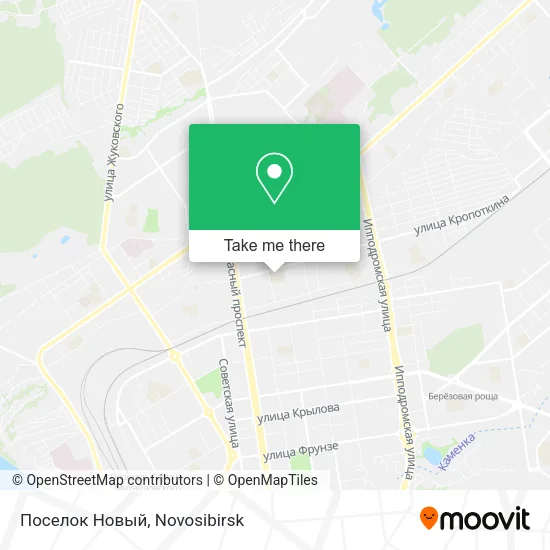 Поселок Новый map