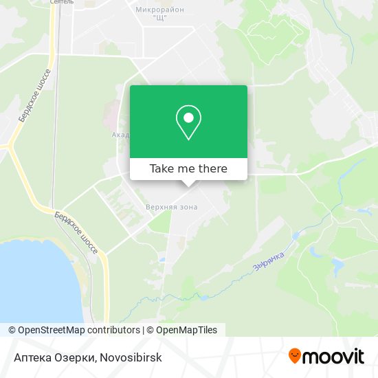 Аптека Озерки map