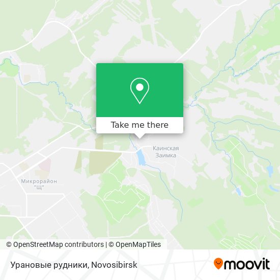 Урановые рудники map