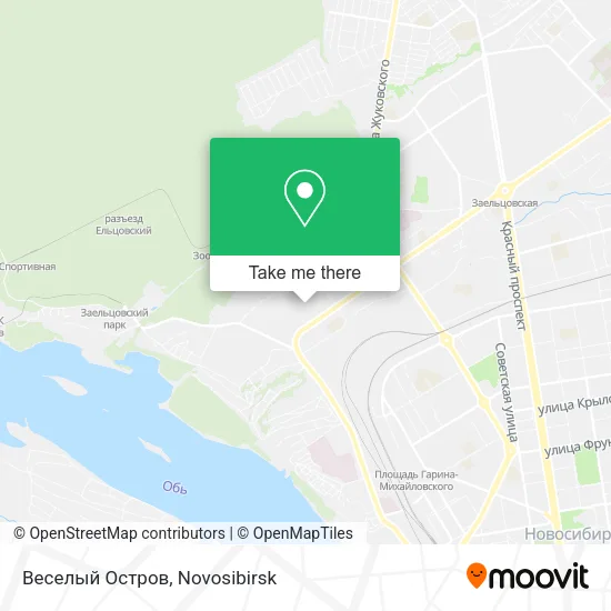 Веселый Остров map