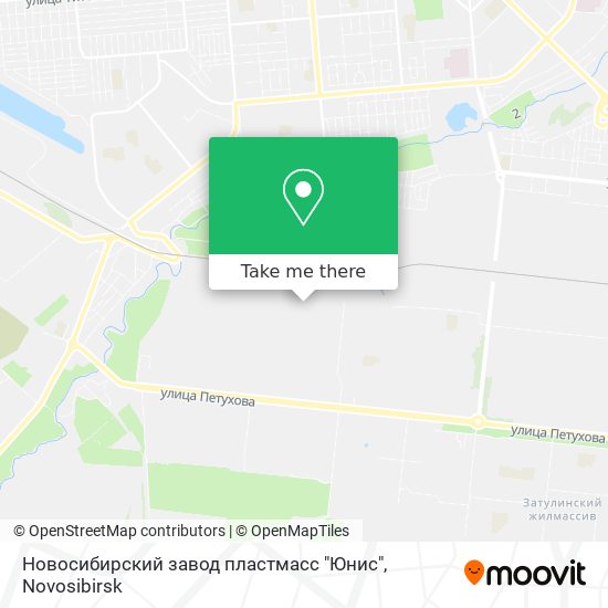 Новосибирский завод пластмасс "Юнис" map