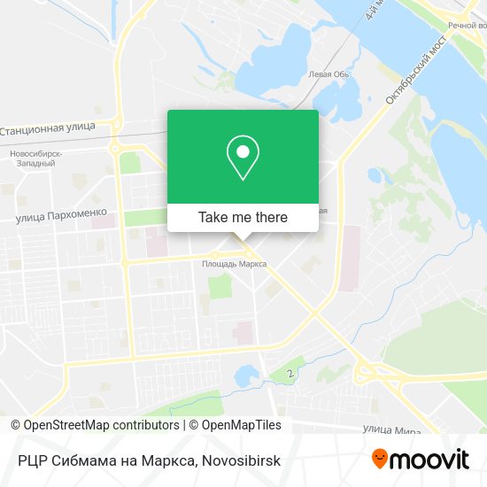 РЦР Сибмама на Маркса map