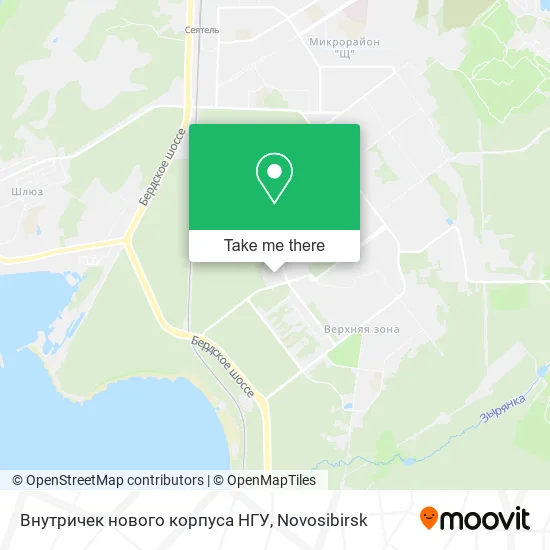 Внутричек нового корпуса НГУ map