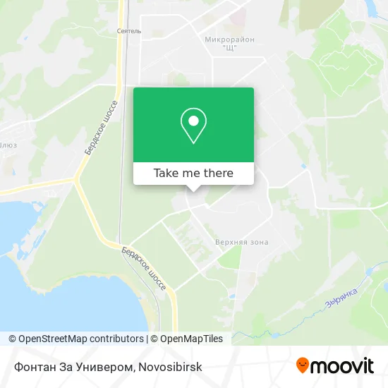 Фонтан За Универом map