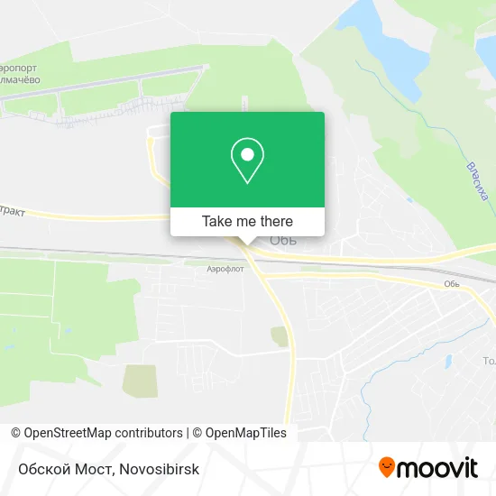 Обской Мост map