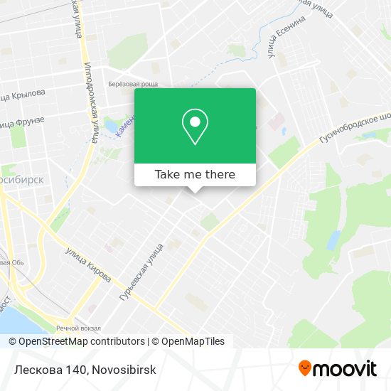 Лескова 140 map