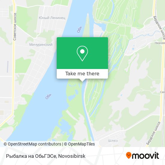 Рыбалка на ОбьГЭСе map