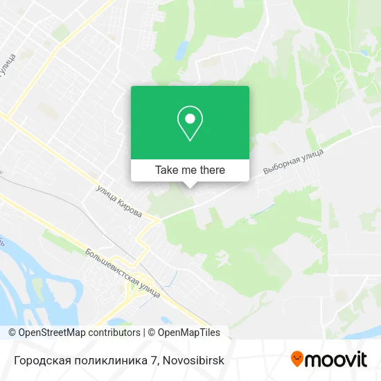 Городская поликлиника 7 map
