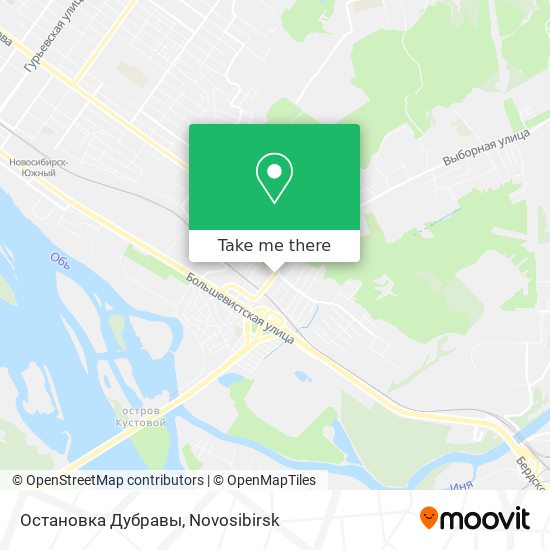 Остановка Дубравы map