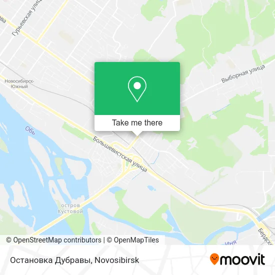 Остановка Дубравы map