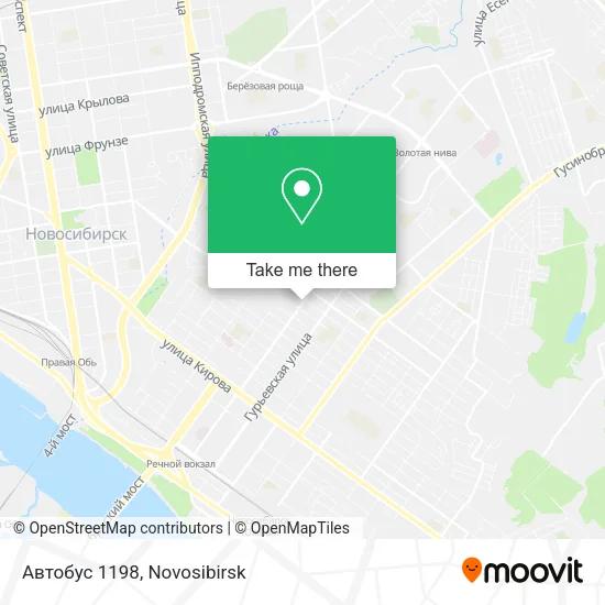 Автобус 1198 map