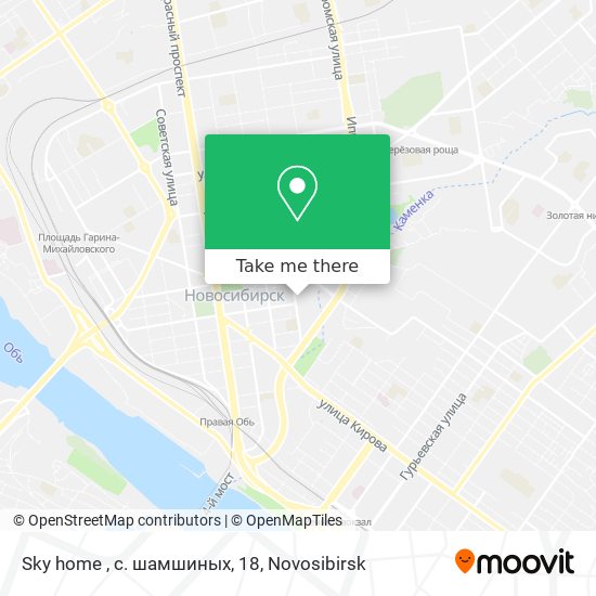 Sky home , с. шамшиных, 18 map