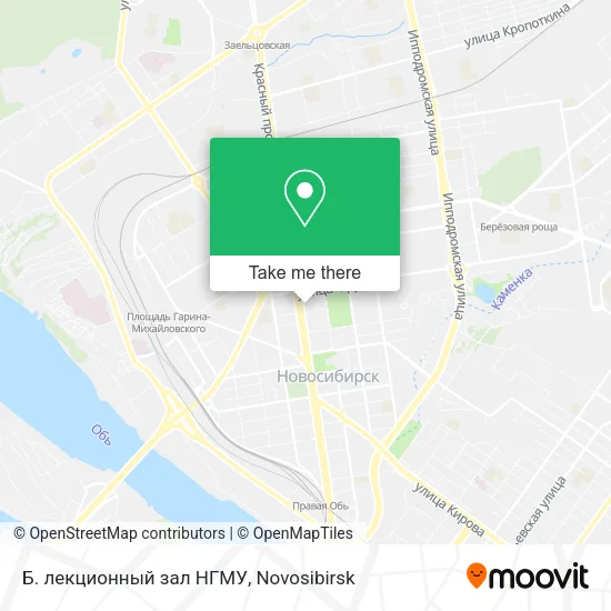 Б. лекционный зал НГМУ map