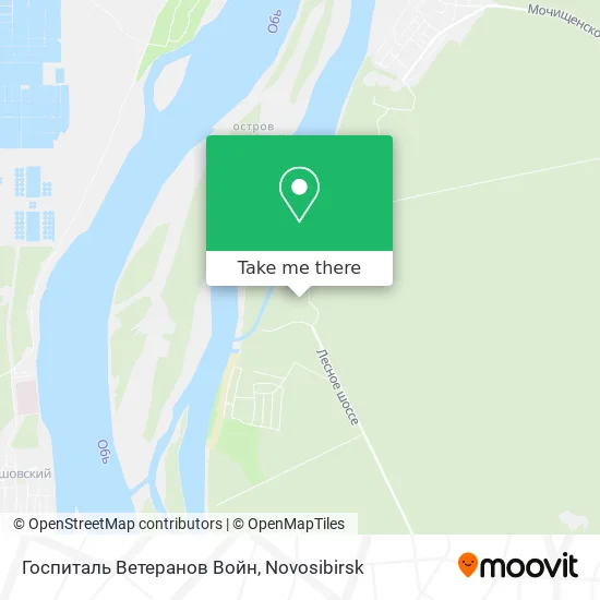 Госпиталь Ветеранов Войн map