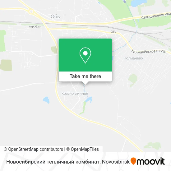 Новосибирский тепличный комбинат map