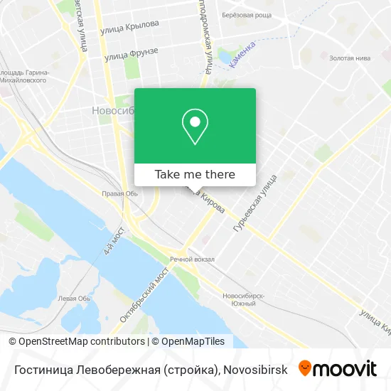 Гостиница Левобережная (стройка) map