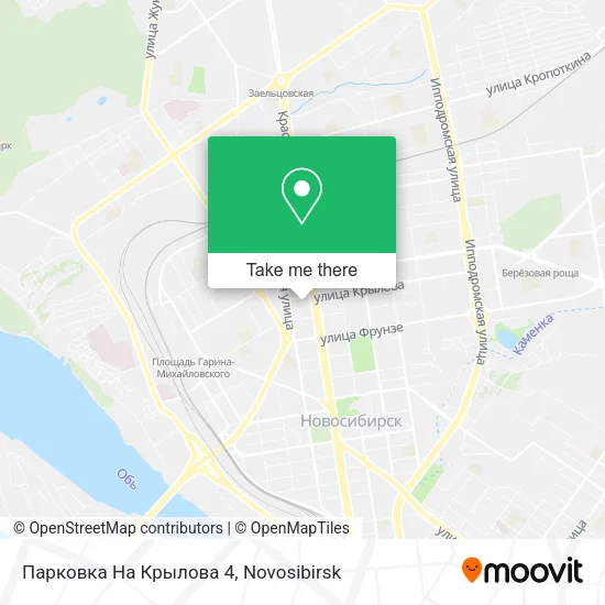 Парковка На Крылова 4 map