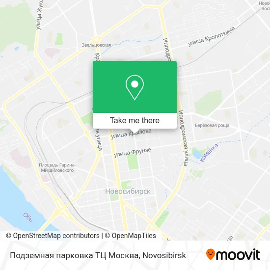 Подземная парковка ТЦ Москва map