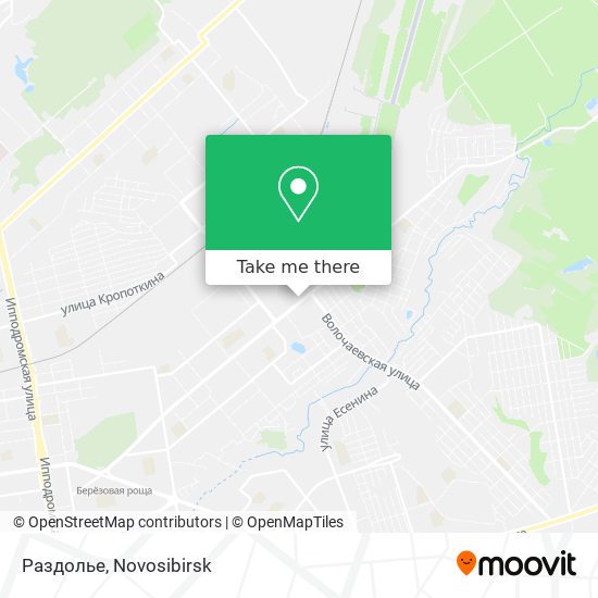 Раздолье map