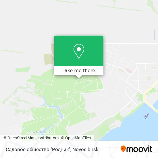 Садовое общество "Родник" map