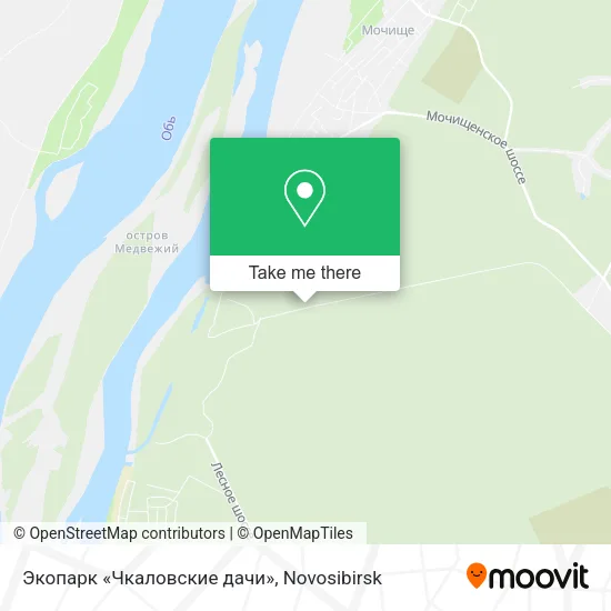 Экопарк «Чкаловские дачи» map