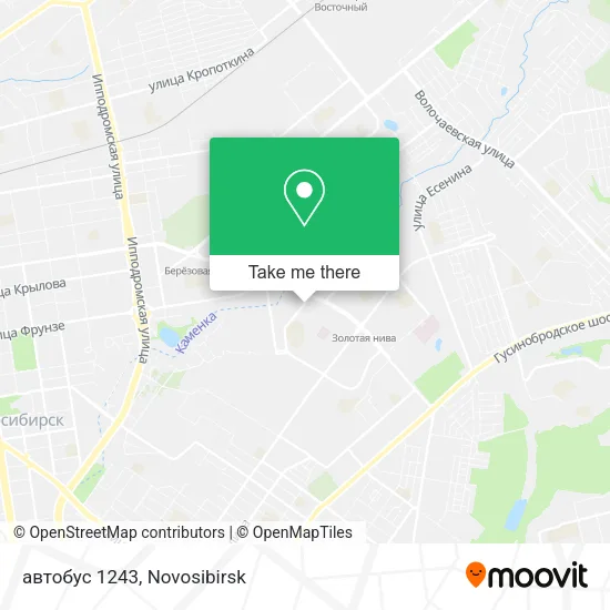 автобус 1243 map