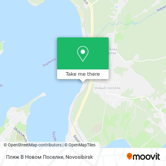 Пляж В Новом Поселке map