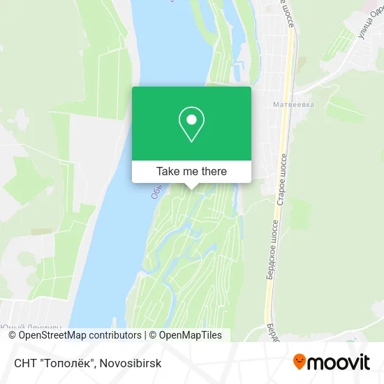 СНТ "Тополёк" map