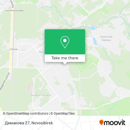 Демакова 27 map