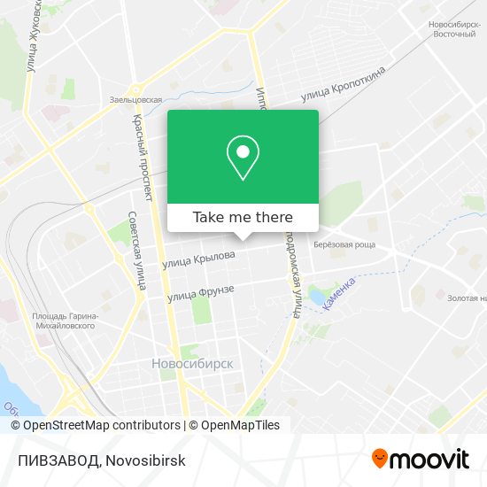 ПИВЗАВОД map