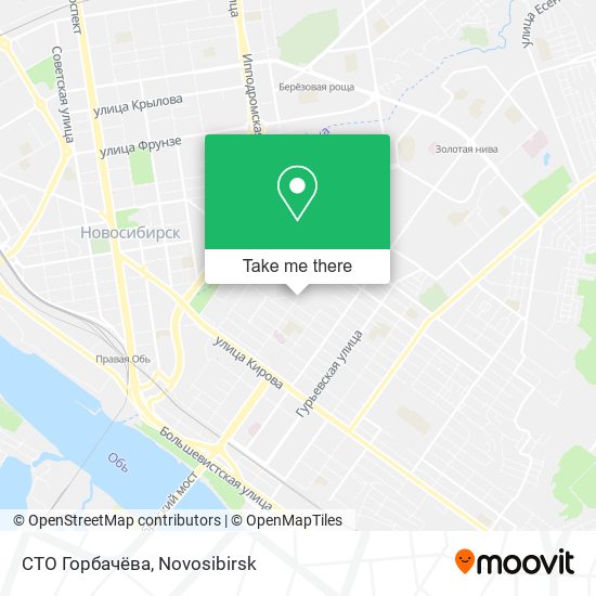 СТО Горбачёва map