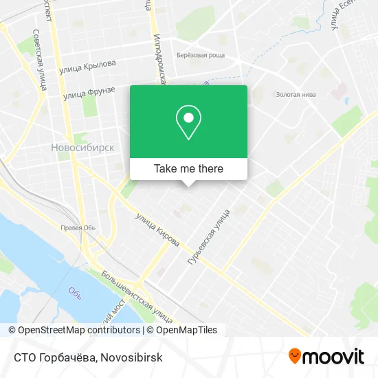 СТО Горбачёва map
