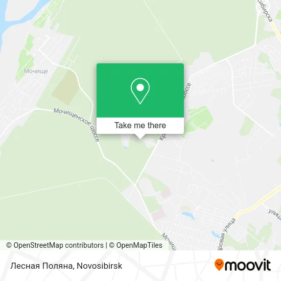 Лесная Поляна map