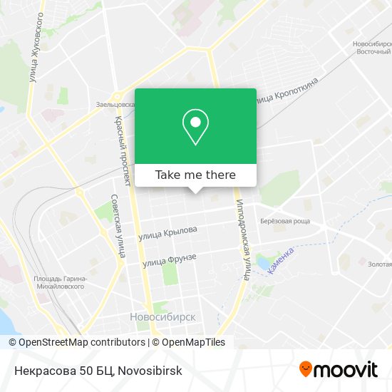 Некрасова 50 БЦ map