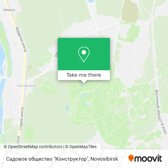 Садовое общество "Конструктор" map