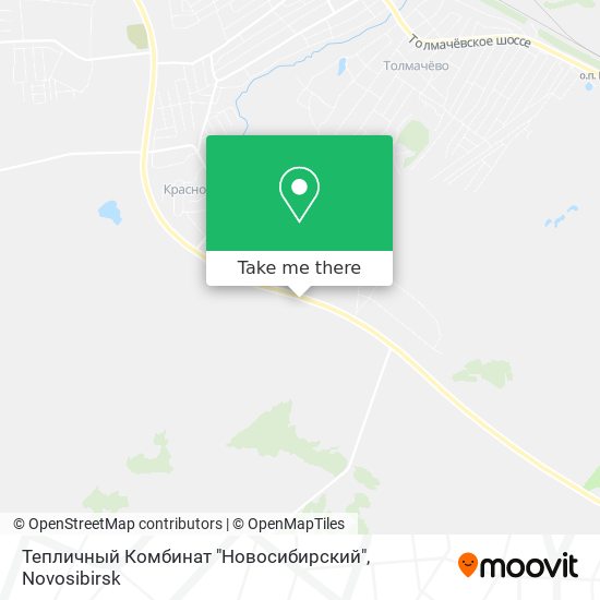 Тепличный Комбинат "Новосибирский" map