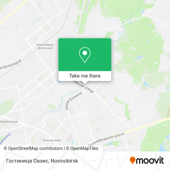 Гостиница Оазис map