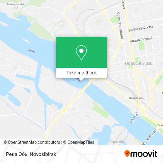 Река Обь map