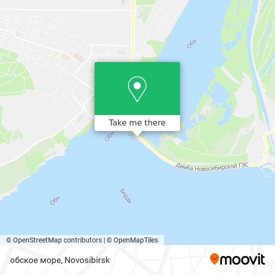 обское море map