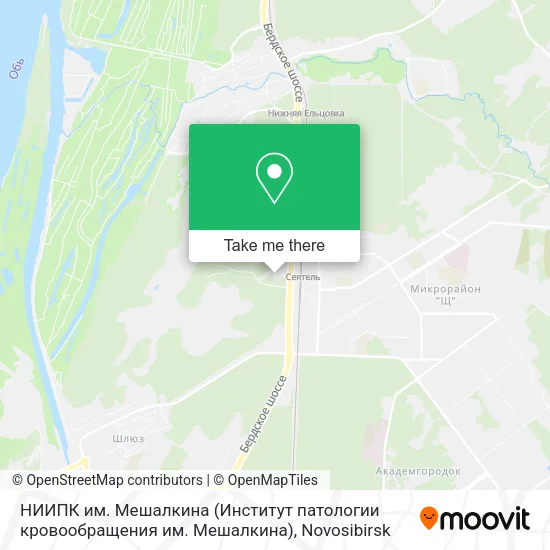 НИИПК им. Мешалкина (Институт патологии кровообращения им. Мешалкина) map