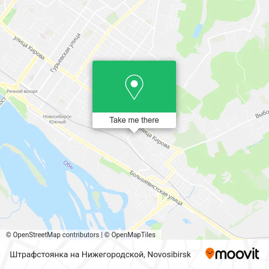 Штрафстоянка на Нижегородской map