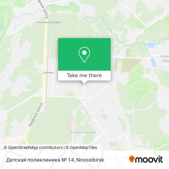 Детская поликлиника № 14 map