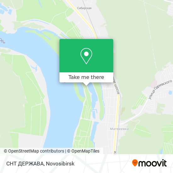 СНТ ДЕРЖАВА map