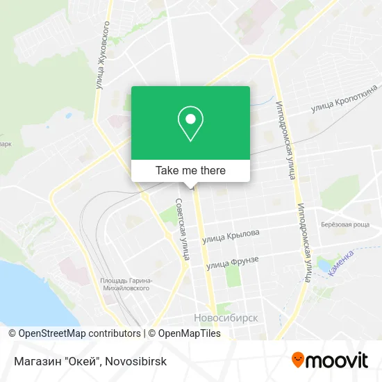 Магазин "Окей" map